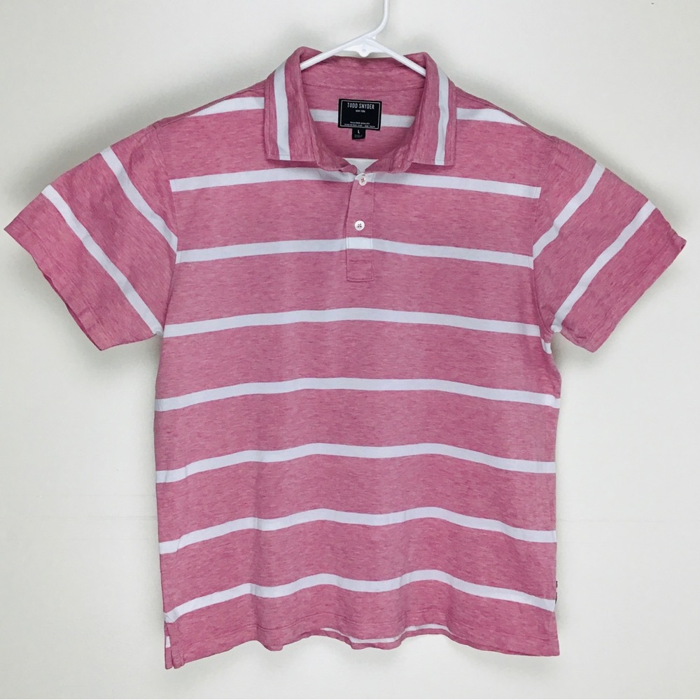 Todd Snyder New York mens short sleeve polo shirt L